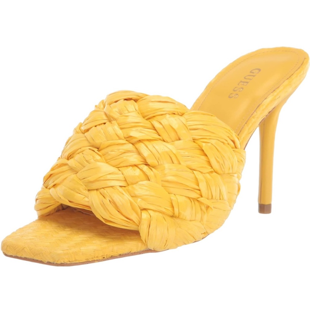 Guess Yellow Sandal Heels
